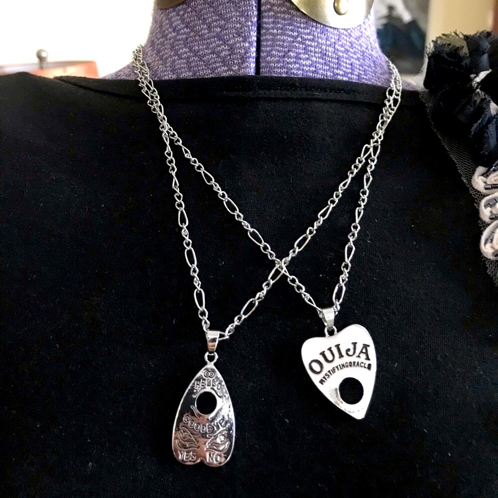 5/$30 Ouija board HOSTPICK🖤goth silver necklace choose!